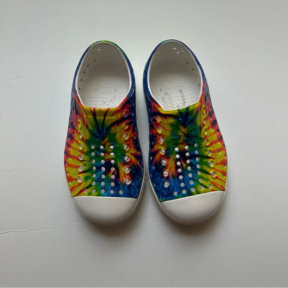 Native Jefferson Tie-Dye Kids Shoes